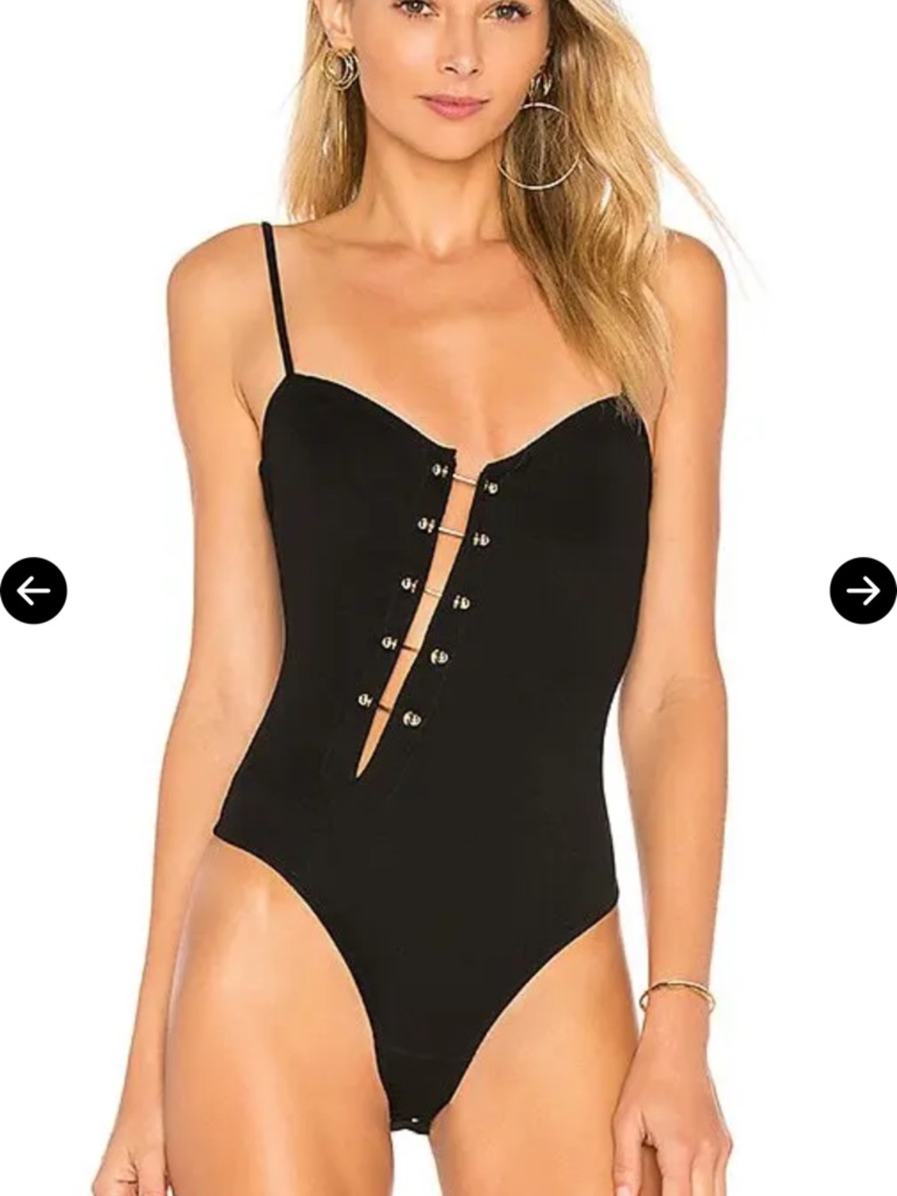 H:ours Mari bodysuit in RED NWT